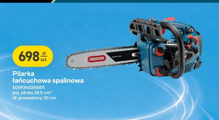 Pilarka łańcuchowa spalinowa Erbauer promocja w Castorama