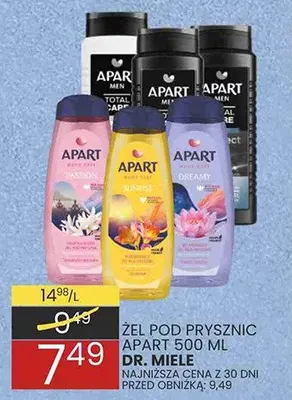 Żel pod prysznic Apart 500 ml Dr. Miele promocja w Wafelek