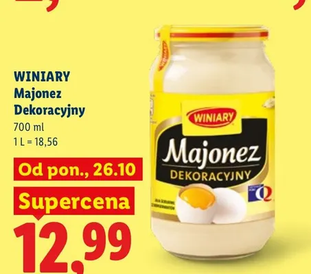 Majonez dekoracyjny Winiary promocja w Lidl