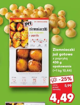 Ziemniaczki już gotowe z papryką promocja w Kaufland