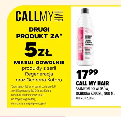 Szampon do włosów ochrona koloru Call My Hair promocja w Drogerie Natura