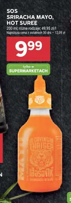 Sos sriracha mayo Hot Suree promocja w Stokrotka