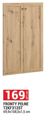 Fronty pełne T2KF312ST 69,9x108,5x1,5cm promocja w Merkury Market