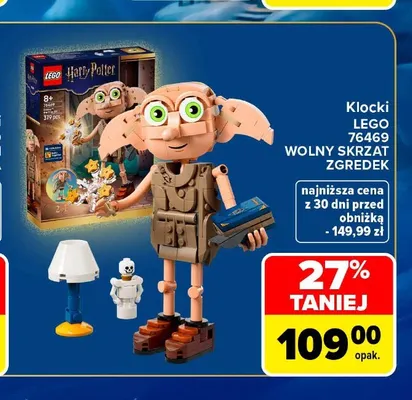 Klocki LEGO 76469 Wolny skrzat Zgredek promocja w Carrefour Market