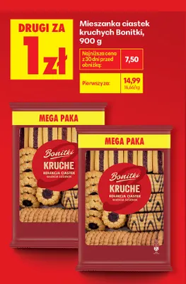 Mieszanka ciastek kruchych Bonitki promocja w Biedronka