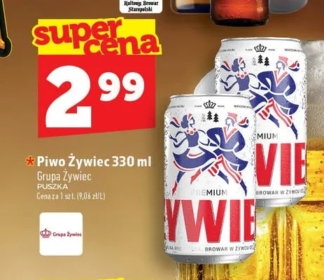 Piwo Żywiec Białe promocja w TOPAZ
