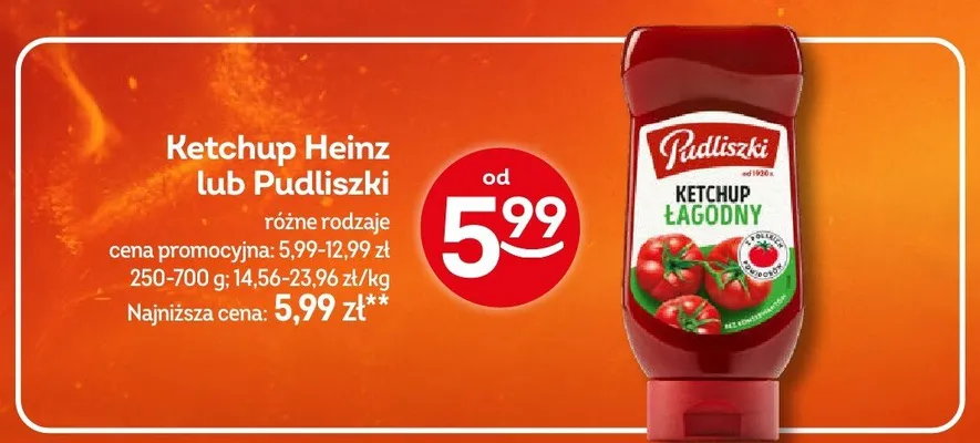 Ketchup Heinz promocja w Żabka