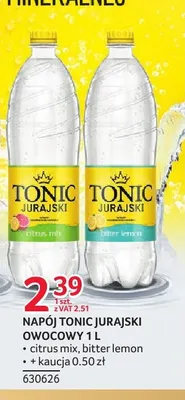 Napój Tonic Jurajski owocowy citrus mix promocja w Selgros