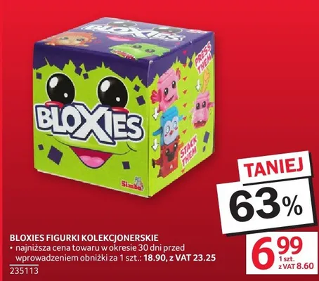 Figurki kolekcjonerskie BLOXIES promocja w Selgros