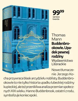 Książka Buddenbrookowie. Upadek pewnej rodziny Thomas Mann promocja w Empik