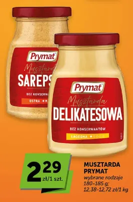 Musztarda Prymat Sarepska promocja w Groszek