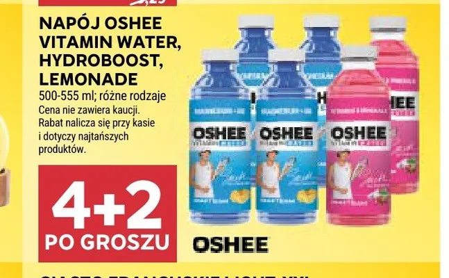 Napój Oshee Lemonade promocja w Stokrotka