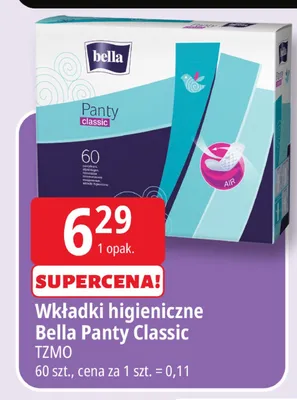 Wkładki higieniczne Bella Panty Classic promocja w Leclerc