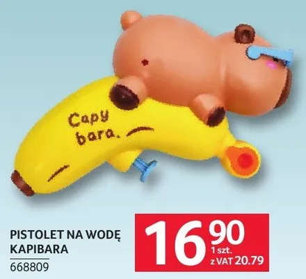 Pistolet na wodę kapibara promocja w Selgros