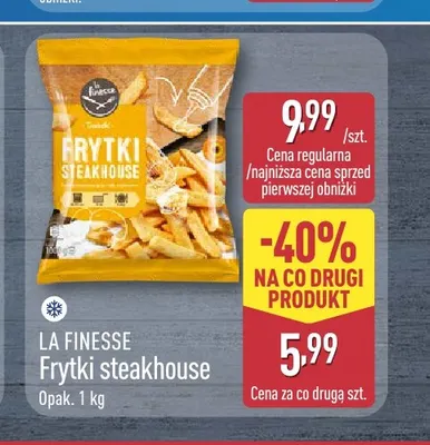 Frytki steakhouse La Finesse promocja w Aldi