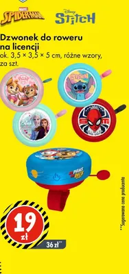 Dzwonek do roweru na licencji promocja w Tedi