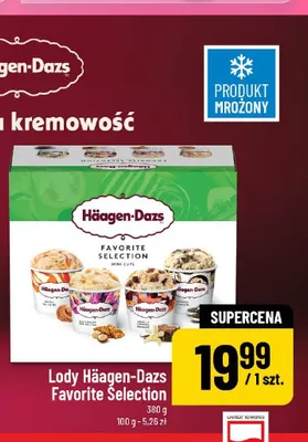 Lody Häagen-Dazs Favorite Selection promocja w POLOmarket