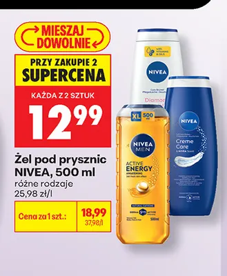 Żel pod prysznic Nivea promocja w Biedronka