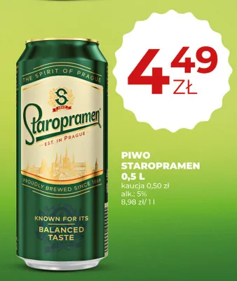 Piwo Staropramen promocja w Duży Ben