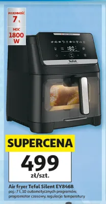 Air fryer Tefal Silent EY8468 promocja w Auchan
