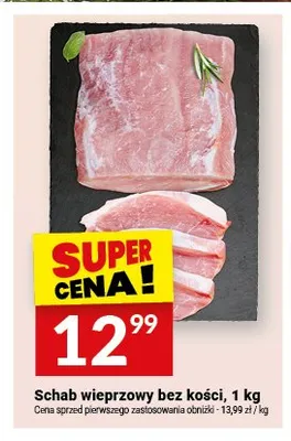 Schab wieprzowy bez kości promocja w Twój Market