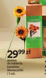 Zestaw do robienia kwiatów Słoneczniki CREADU promocja w Empik