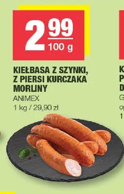 Kiełbasa z piersi kurczaka Morliny promocja w SPAR