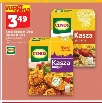 Kasza jaglana Cenos promocja w TOPAZ