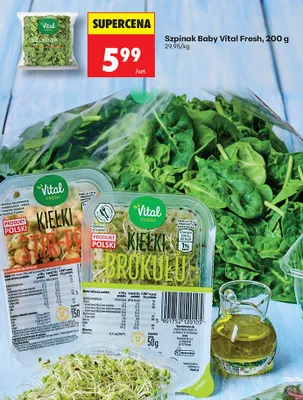 Szpinak Baby promocja w Biedronka