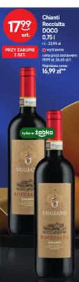 Wino czerwone wytrawne Chianti Roccialta DOCG promocja w Żabka