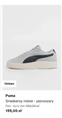 Sneakersy niskie Puma jasnoszare promocja w Lounge by Zalando