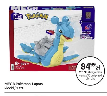 Klocki MEGA Pokémon Lapras promocja w Empik