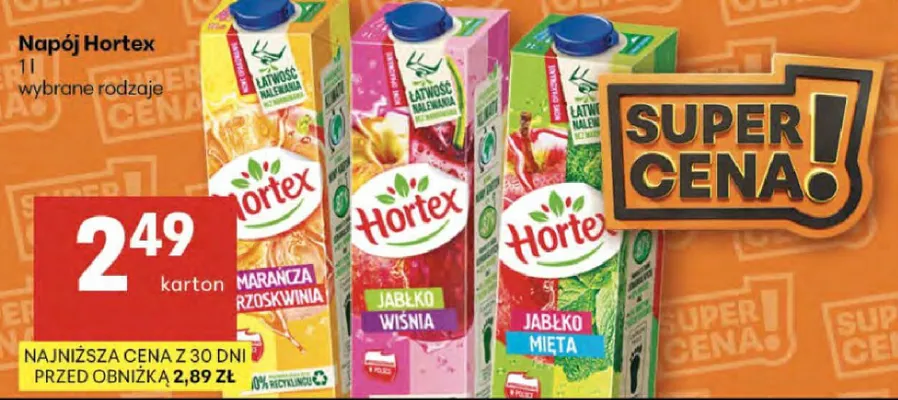 Napój Hortex promocja w Delikatesy Centrum