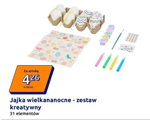 Jajka wielkakanocne - zestaw kreatywny promocja w Action