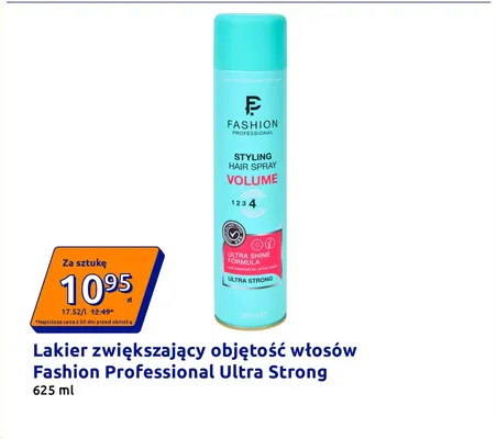 Lakier zwiększający objętość włosów Fashion Professional Ultra Strong promocja w Action
