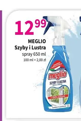 Płyn do mycia szyb i luster Meglio spray promocja w Drogerie Polskie