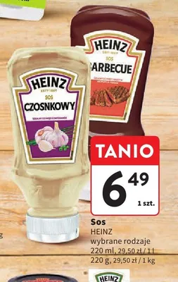 Sos Heinz barbecue promocja w Intermarche