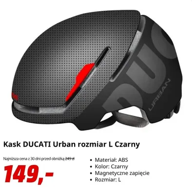 Kask DUCATI Urban promocja w Media Markt
