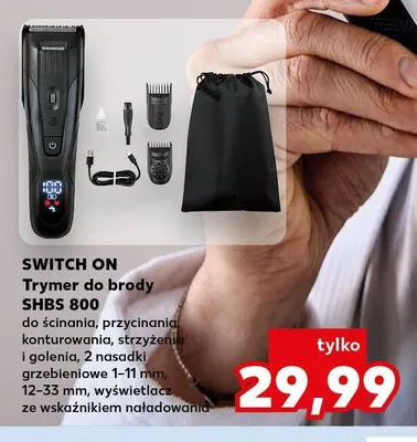 Trymer do brody Switch On promocja w Kaufland