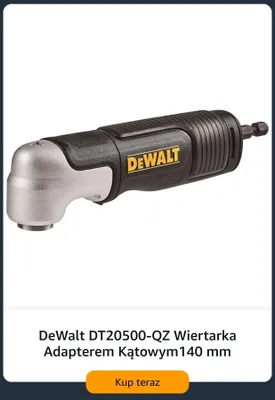Adapter kątowy do wiertarki DeWalt 140 mm promocja w Amazon