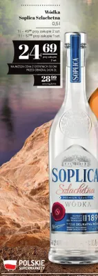 Wódka Soplica Szlachetna promocja w POLOmarket