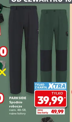 Spodnie robocze Parkside promocja w Kaufland