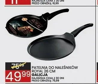 Patelnia do naleśników Royal 26 cm Galicja promocja w Wafelek