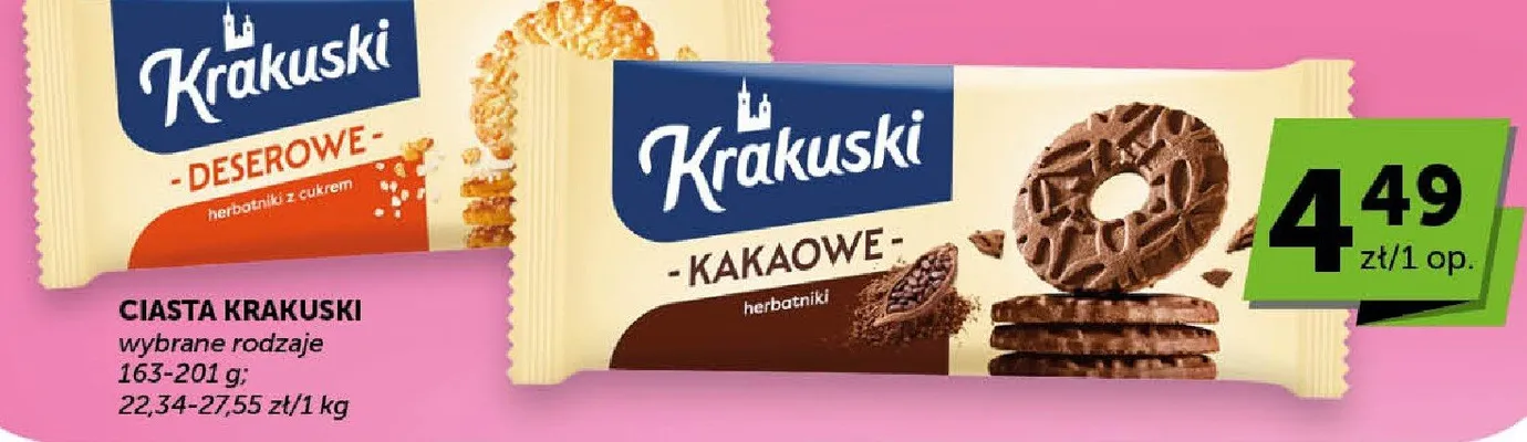 Ciasta wybrane rodzaje promocja w ABC