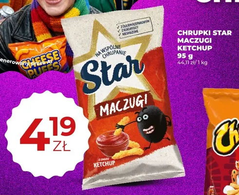 Chrupki Star Maczugi Ketchup promocja w Duży Ben