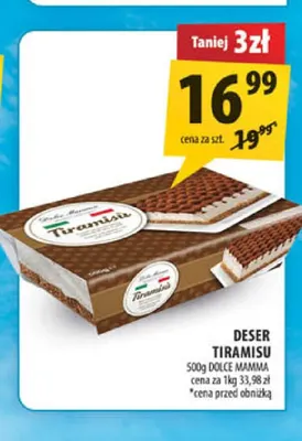 Deser Tiramisu Dolce Mamma promocja w Arhelan