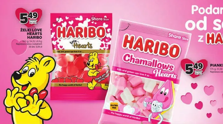 Pianki Hearts Haribo promocja w Stokrotka