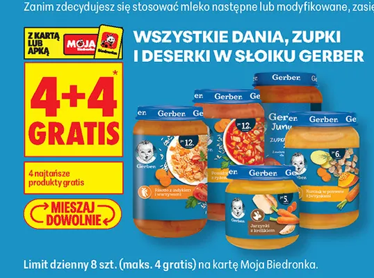 Pomidory z rybką Gerber Junior promocja w Biedronka