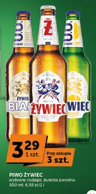 Piwo bezalkoholowe Żywiec Białe promocja w Groszek