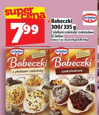 Babeczki z płatkami czekolady/czekoladowe promocja w TOPAZ